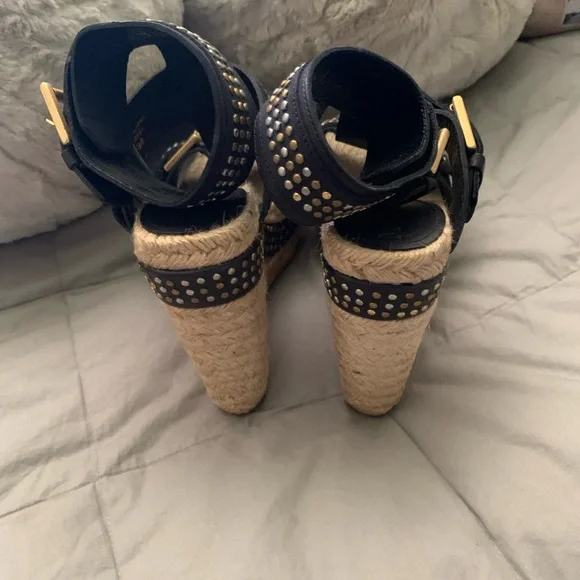 Alexander McQueen Leather Studded Espadrilles - Picture 3 of 10